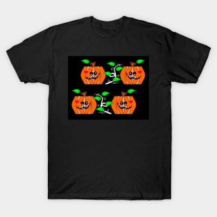 Pumpkin Party Black T-Shirt